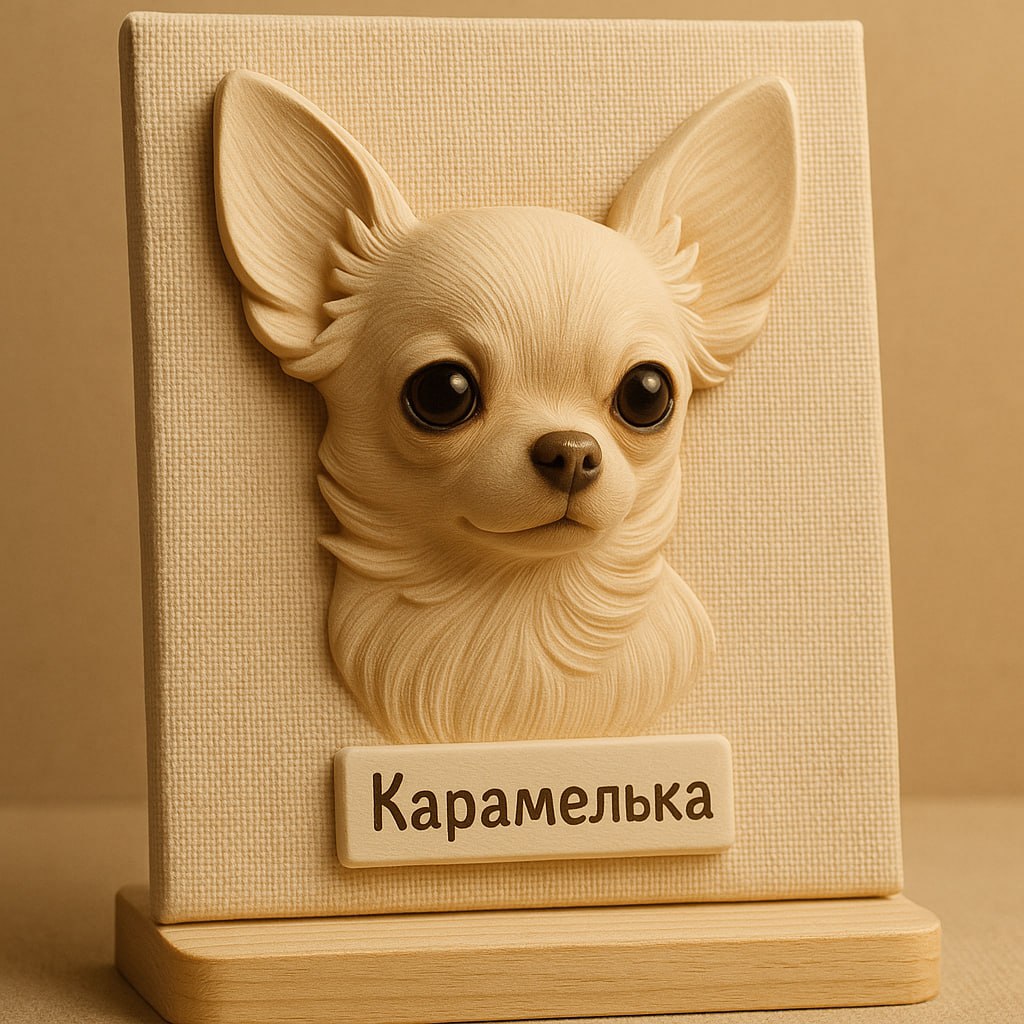 объёмный портрет питомца